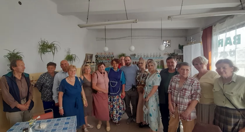 Ryccy statyści na planie filmu Balony: Maryla Radzik, Marianna Nowaczyk, Elżbieta Tomaszek, Jolanta Zamojska, Kamila Antolak, Małgorzata Wasilewska, Marek Wróblewski, Tadeusz Kucharski, Dariusz Sosnowski, Zdzisława Wróblewska, Katarzyna Kulik, Robert Kołodziejczyk