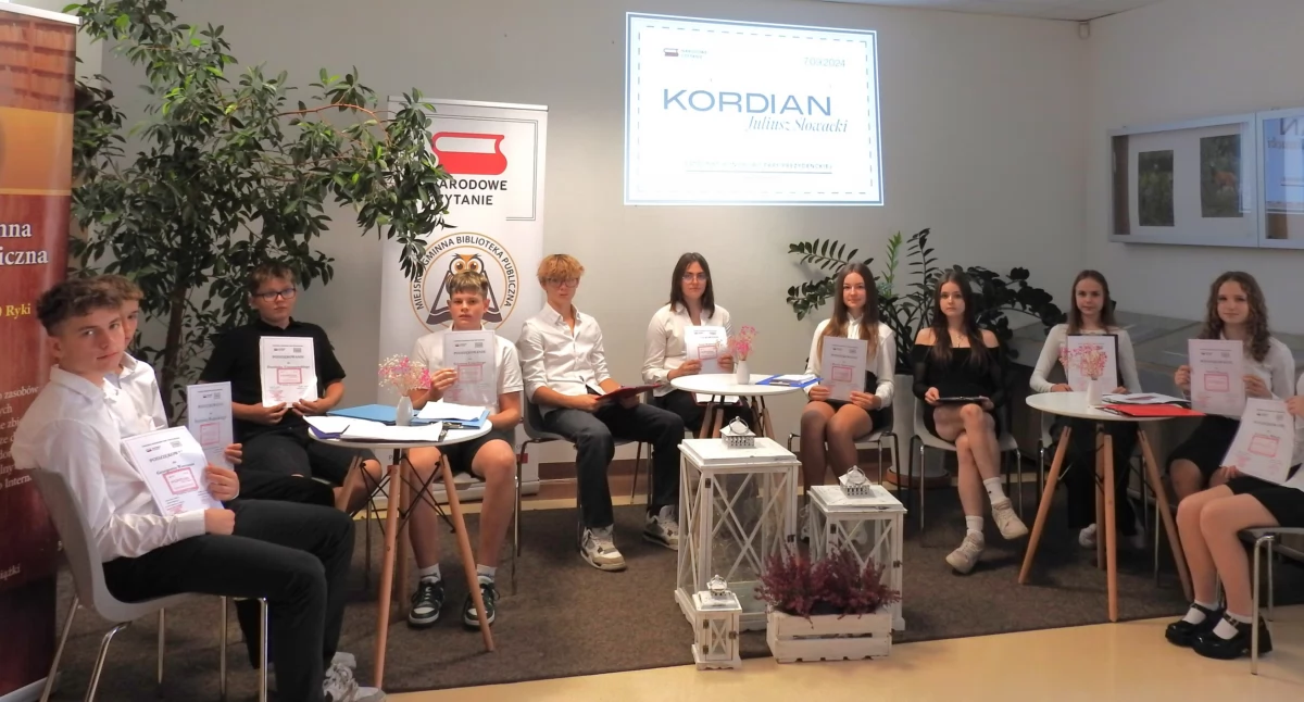 Narodowe Czytanie 2024: „Kordian” Juliusza Słowackiego w Rykach