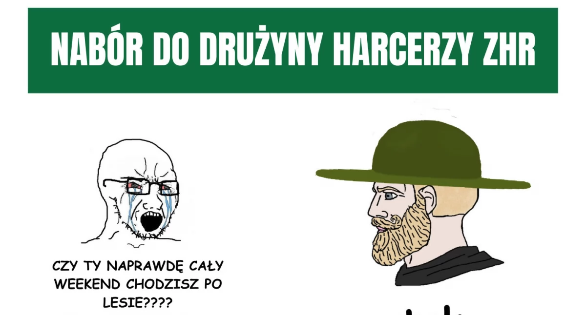 Społeczeństwo, Zaproszenie Biwak Naborowy Nadwieprzańskiej Drużyny Harcerzy Mafeking - zdjęcie, fotografia