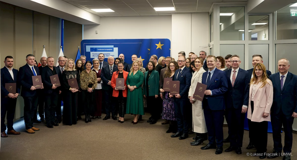Uroczyste wręczenie 23 umów w ramach Działania 8.9 FEL 2021-2027, 17 lutego 2025 r.