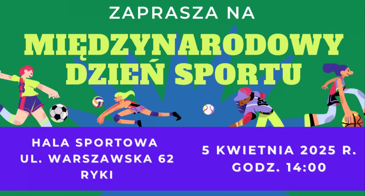 Co? Gdzie? Kiedy?, Międzynarodowy Dzień Sportu Rykach - zdjęcie, fotografia