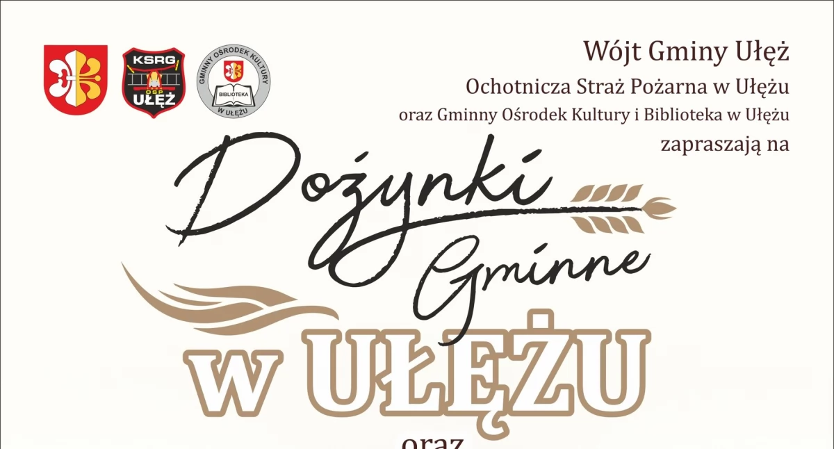 Uroczystości, Wyjątkowe Święto gminie Ułęż Dożynki wielki jubileusz lecia - zdjęcie, fotografia