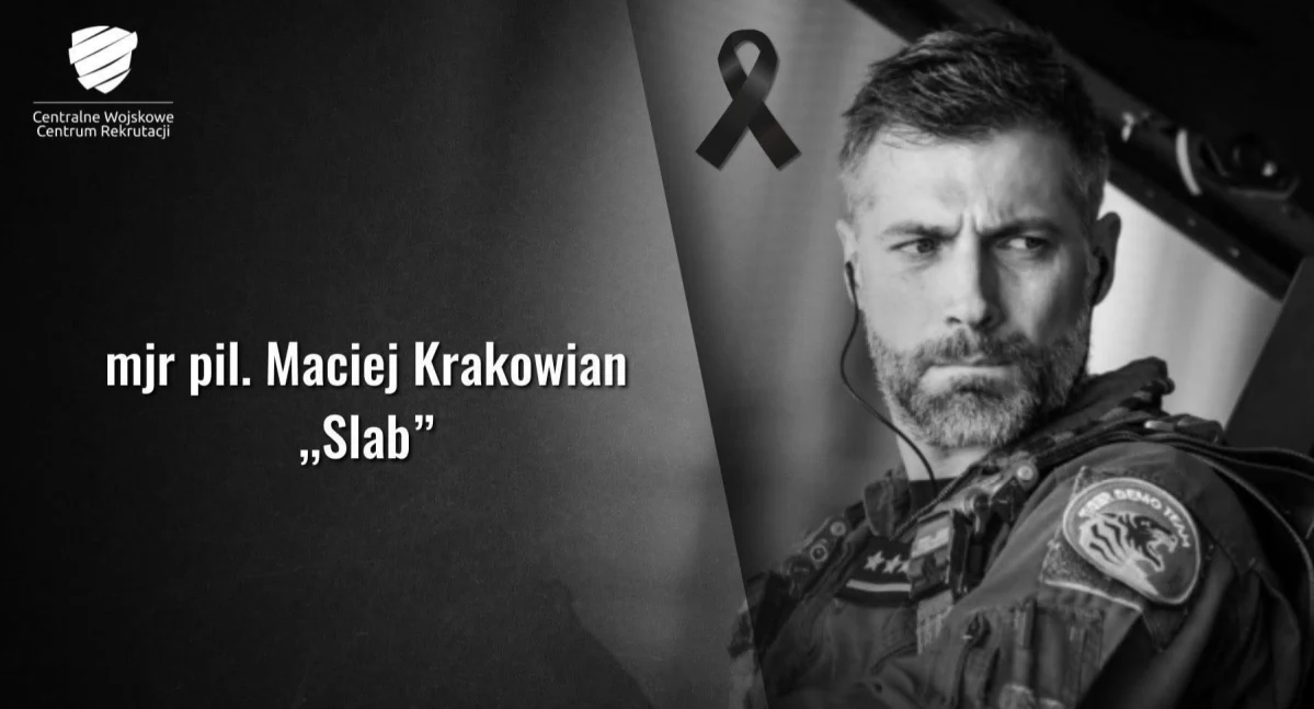 Wojsko i WOT, żyje major Maciej „Slab” Krakowian Dęblinie rozpoczynał swoją lotniczą przygodę - zdjęcie, fotografia