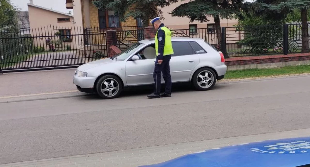 Straż i Policja, Trzeźwość przede wszystkim policja akcji drogach Powiatu Ryckiego - zdjęcie, fotografia