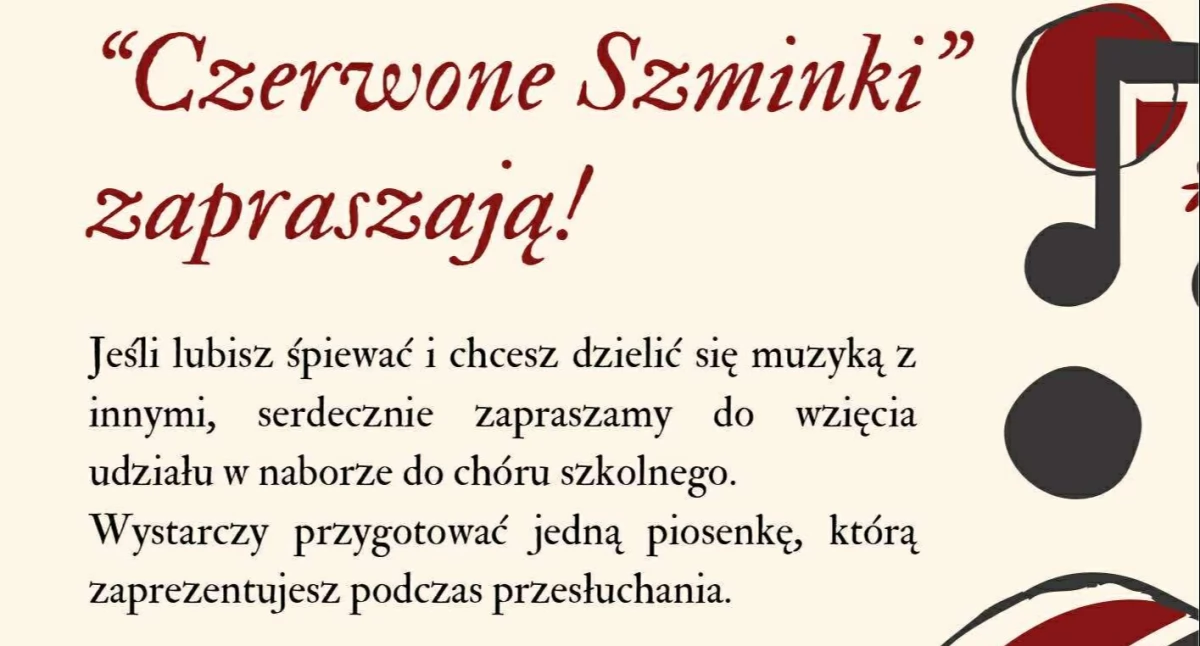 materiał organizatora