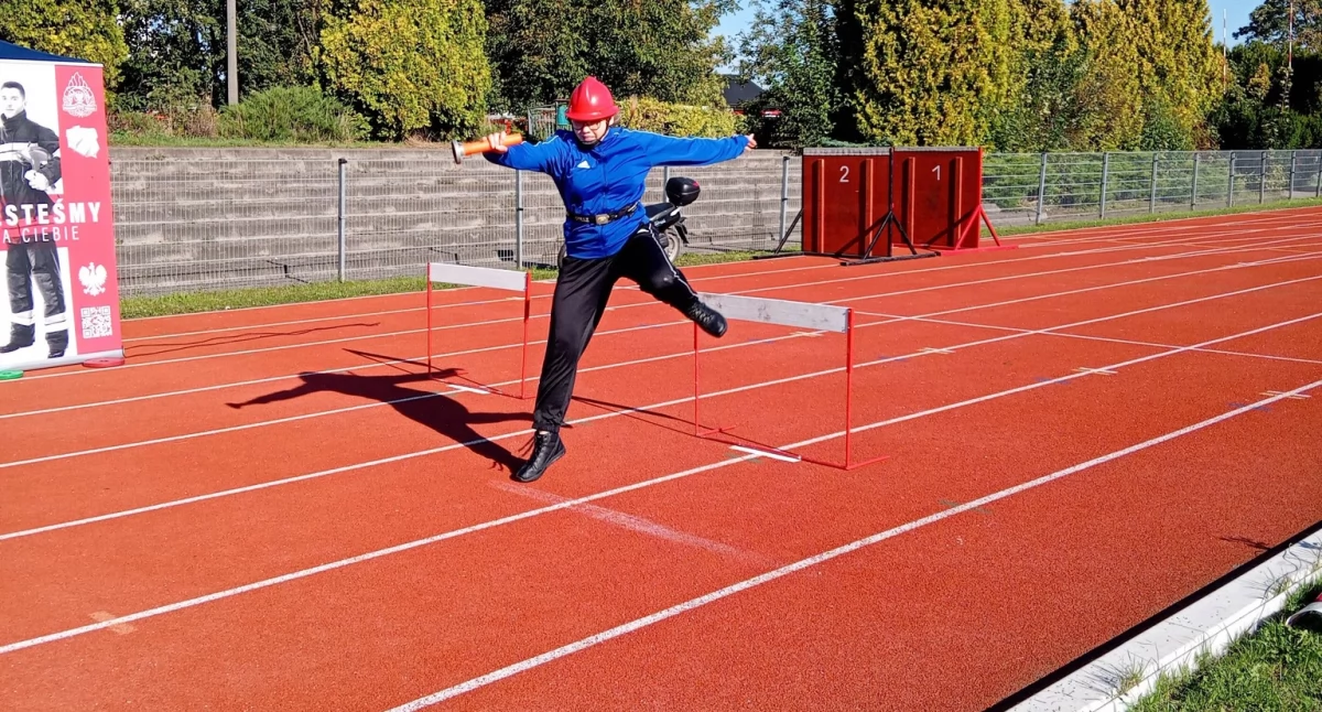 Straż i Policja, Stężycy trwają Powiatowe Zawody Sportowo Pożarnicze! - zdjęcie, fotografia
