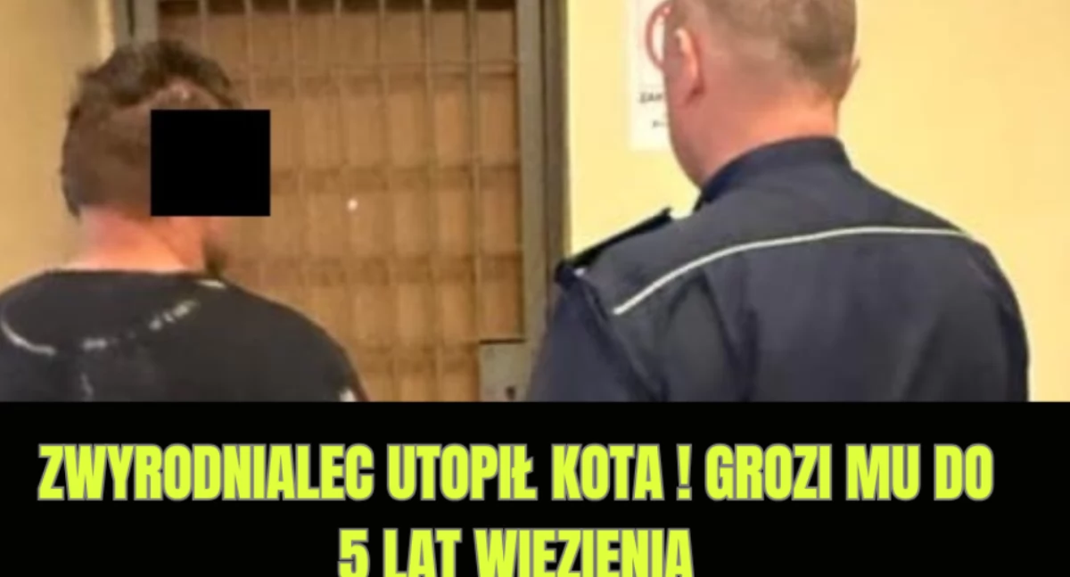 Straż i Policja, Zwyrodnialec utopił Grozi więzienia - zdjęcie, fotografia