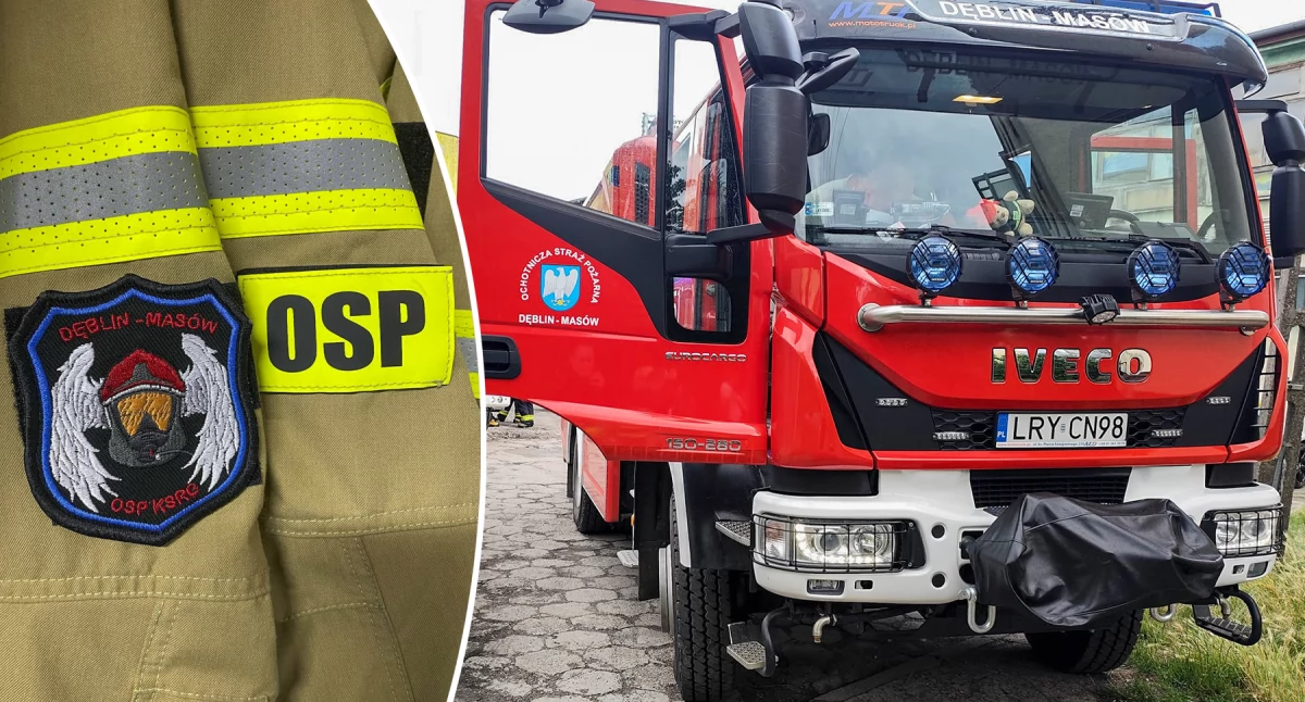 Straż i Policja, Pół miliona remizę! Dęblin Masów będzie miał energooszczędny budynek - zdjęcie, fotografia