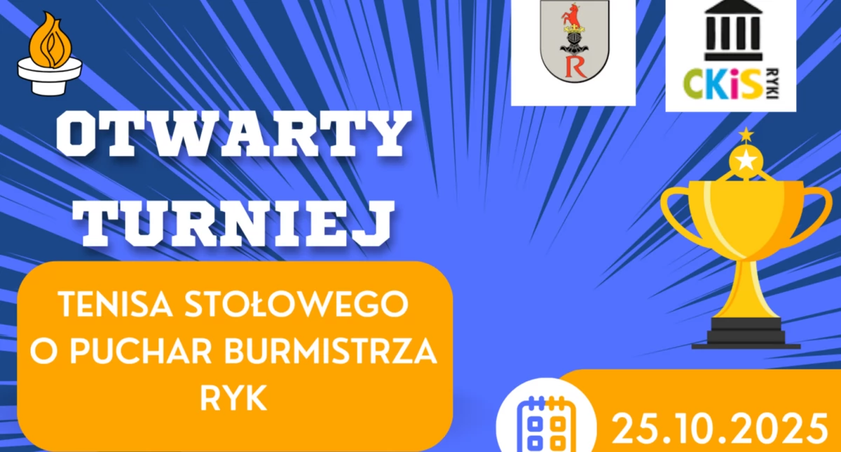 Co? Gdzie? Kiedy?, Rykach zaprasza turniej ponga - zdjęcie, fotografia