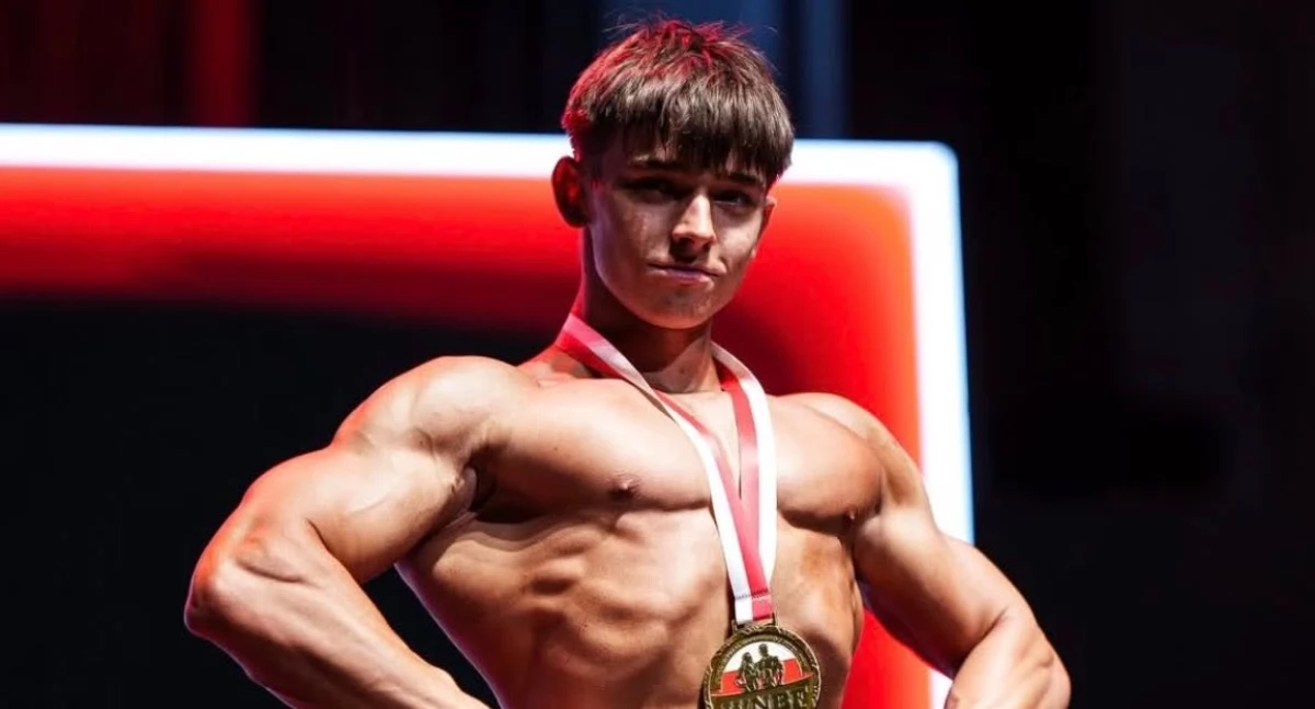 Inne Sporty, Dziechciarz tytułem Absolutnego Mistrza Polski kulturystyce - zdjęcie, fotografia