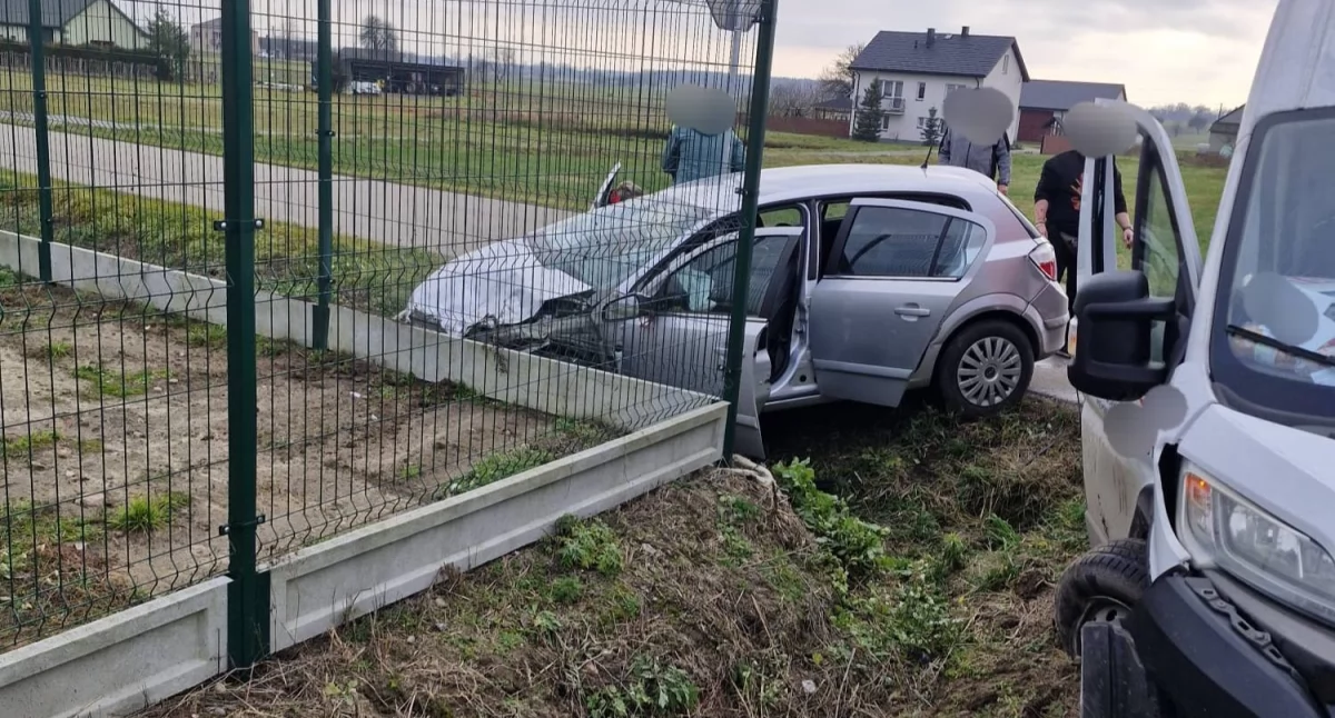 Wypadki Drogowe, Groźne zderzenie Grabowie Szlacheckim Lądował śmigłowiec osoby szpitalu - zdjęcie, fotografia