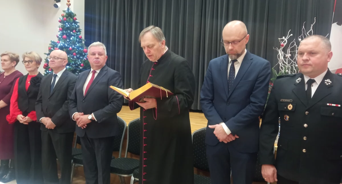 Ewangelię o narodzeniu Pańskim odczytał proboszcz parafii Kłoczew 