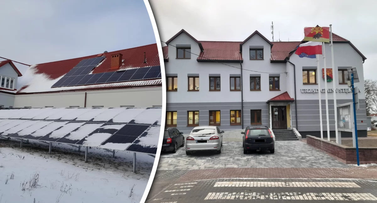 Inwestycje, gmina Stężyca walczy zmianami klimatu Nowoczesne inwestycje - zdjęcie, fotografia