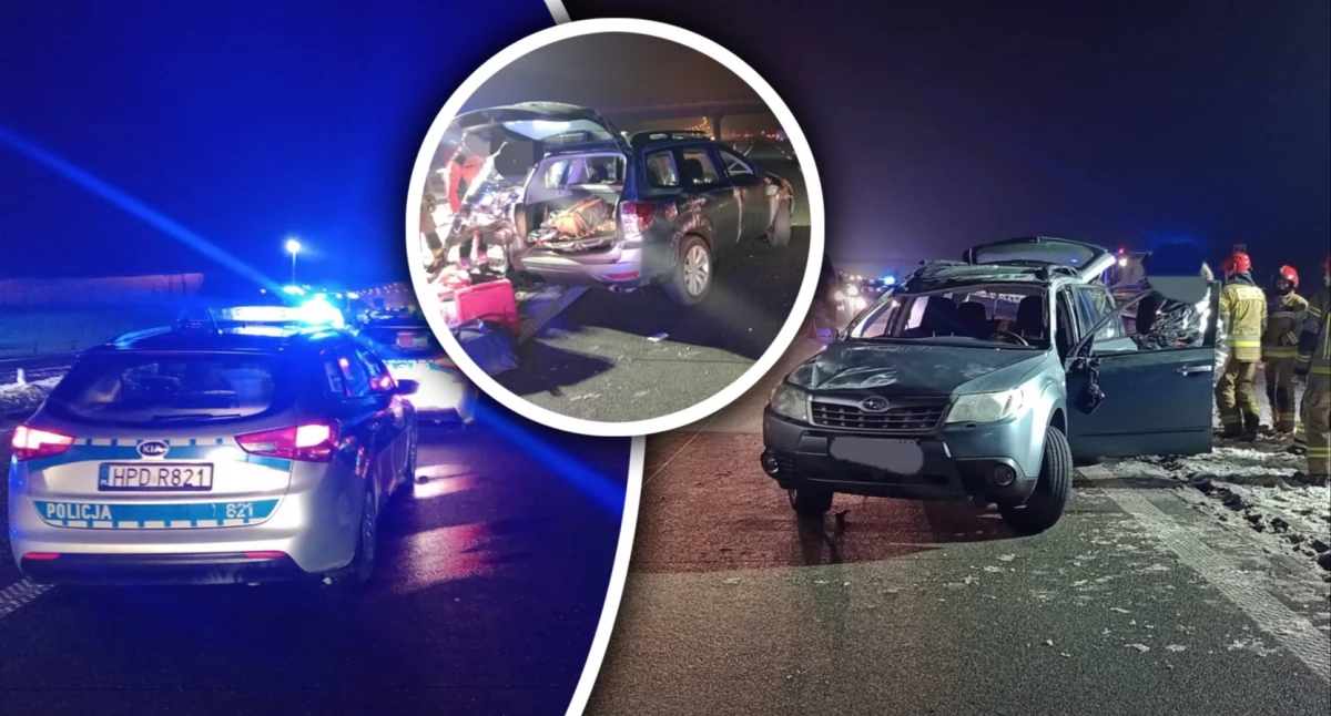 53-letnia kierująca samochodem osobowym marki Subaru nie zachowała należytej ostrożności.