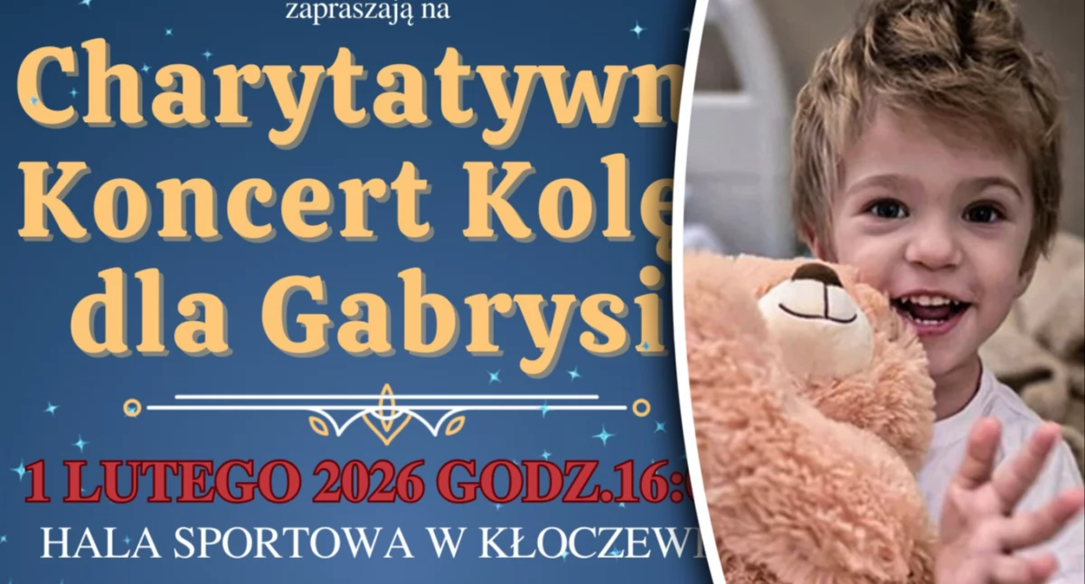 Społeczeństwo, Pomóż Gabrysiowi walce chorobą podczas Kolędowego Koncertu Kłoczewie - zdjęcie, fotografia