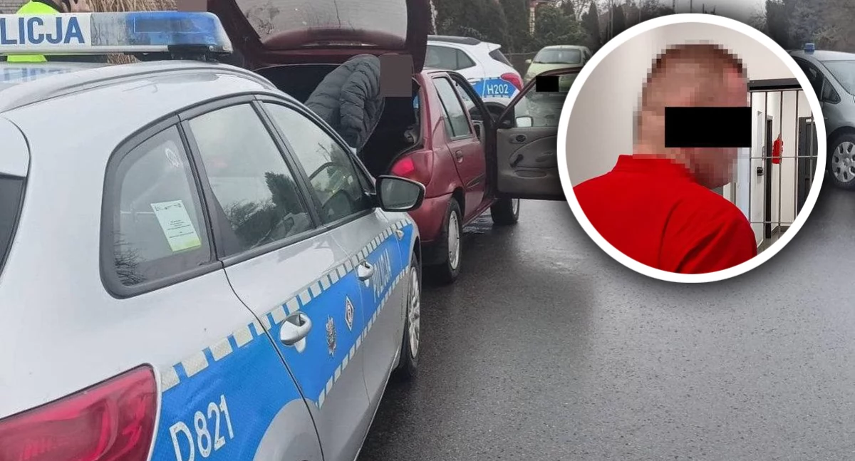 Kryminalne, Uciekał przed policją pijany miał zakaz prowadzenia Pościg zakończył sąsiednim powiecie - zdjęcie, fotografia