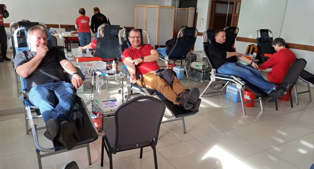 Społeczeństwo, Zebrano litrów krwi! Mieszkańcy pokazali wielkie serce - zdjęcie, fotografia