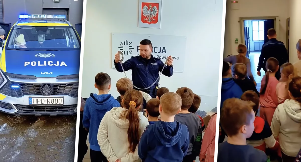 Społeczeństwo, Niezwykła wizyta komendzie policji! Zwiedzanie nauka bezpieczeństwa - zdjęcie, fotografia