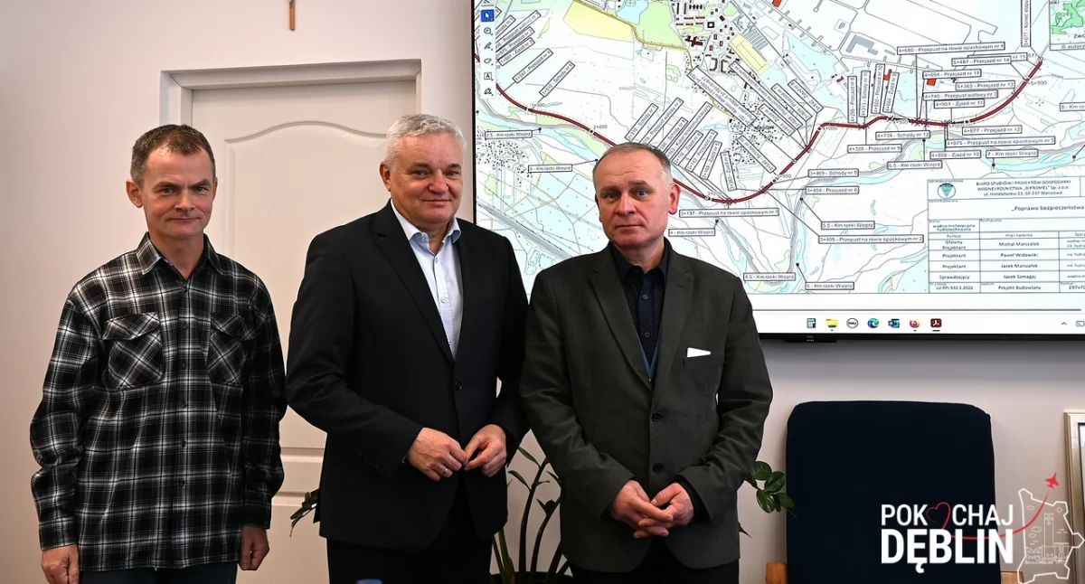 Samorządy i Instytucje, Władze Dęblina Polskie planują modernizację wałów przeciwpowodziowych - zdjęcie, fotografia