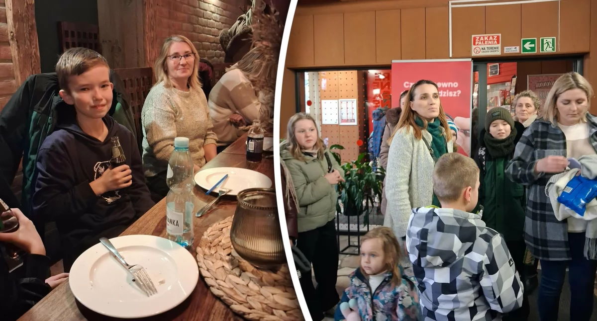 Szkoły i Przedszkola, Ferie Gminie Nowodwór Dzieci spędziły popołudnie filmie pizzy! - zdjęcie, fotografia