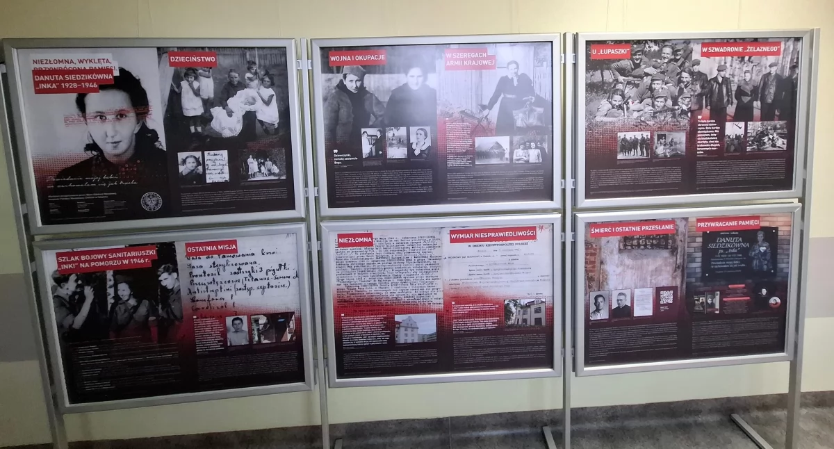 Społeczeństwo, Narodowy Dzień Pamięci Żołnierzy Wyklętych Wystawa Danucie Siedzikównie - zdjęcie, fotografia