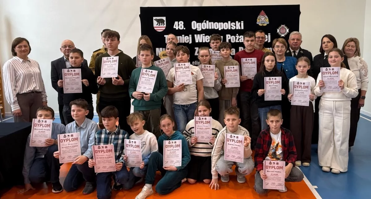 Szkoły i Przedszkola, Młodzi sprawdzili wiedzę pożarniczą Znamy zwycięzców pierwszego etapu - zdjęcie, fotografia