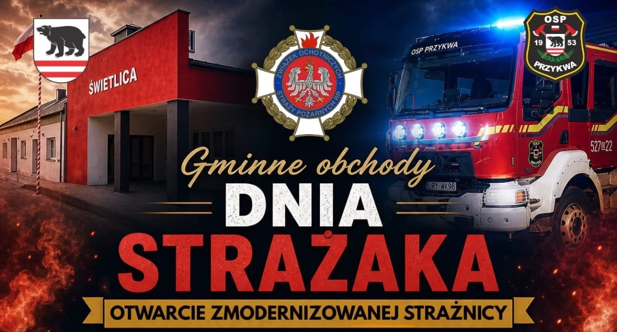 Straż i Policja, Gmina Kłoczew świętuje Dzień Strażaka Będzie otwarcie strażnicy przekazanie nowego - zdjęcie, fotografia