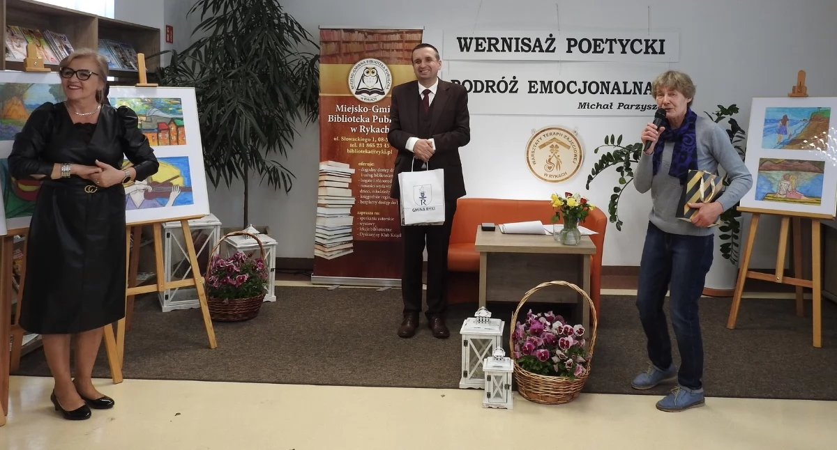 Wydarzenia Kulturalne, Sztuka emocje książki uśmiech Wyjątkowe bibliotece Rykach - zdjęcie, fotografia