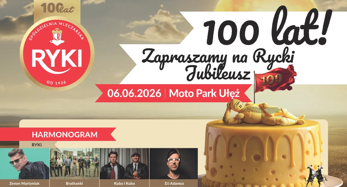 Co? Gdzie? Kiedy?, Wielki jubileusz Spółdzielni Mleczarskiej gwiazdy sceny pokazy lotnicze Zobacz będzie działo! - zdjęcie, fotografia