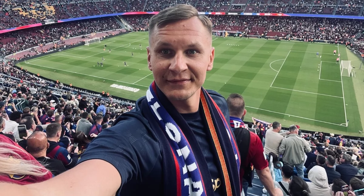 Cezary Adamski znalazł się na Camp Nou podczas ostatniego meczu Roberta Lewandowskiego w barwach FC Barcelony na tym stadionie
