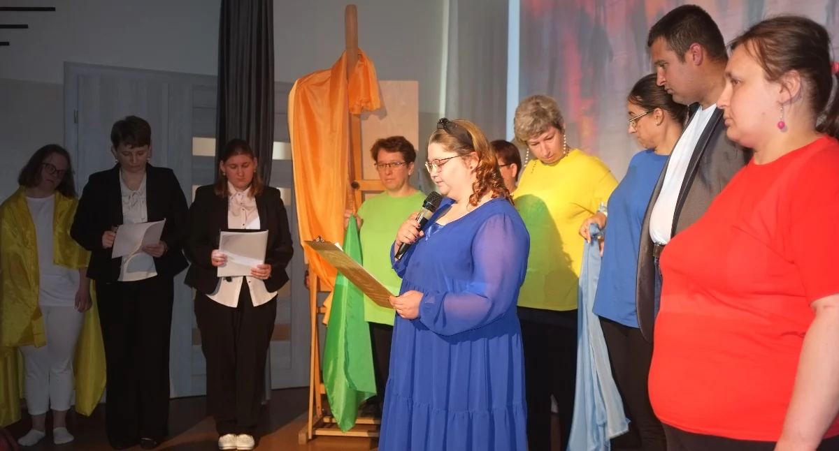 W części artystycznej wystąpili sami uczestnicy WTZ