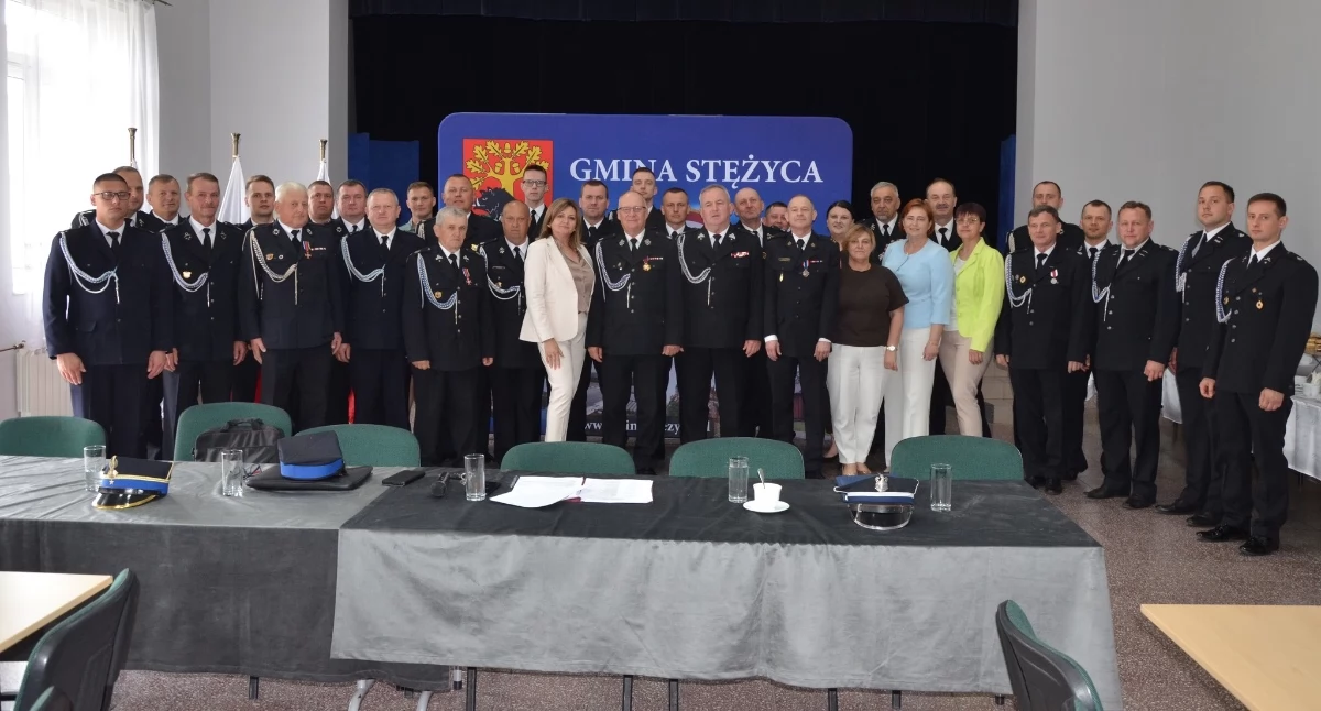 Podczas zjazdu wręczono odznaczenia za zasługi dla pożarnictwa województwa lubelskiego, nadane przez Prezydium Zarządu Oddziału Wojewódzkiego Związku OSP RP w Lublinie