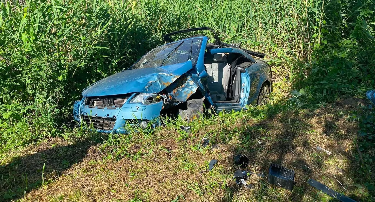 Wypadki Drogowe, Wypadek Rykach Lubelskiej Interweniowały służby ratunkowe - zdjęcie, fotografia