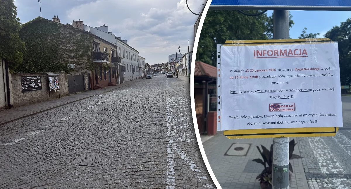 Komunikaty i Alerty, Uwaga kierowcy! Zakaz parkowania Poniatowskiego Rykach - zdjęcie, fotografia