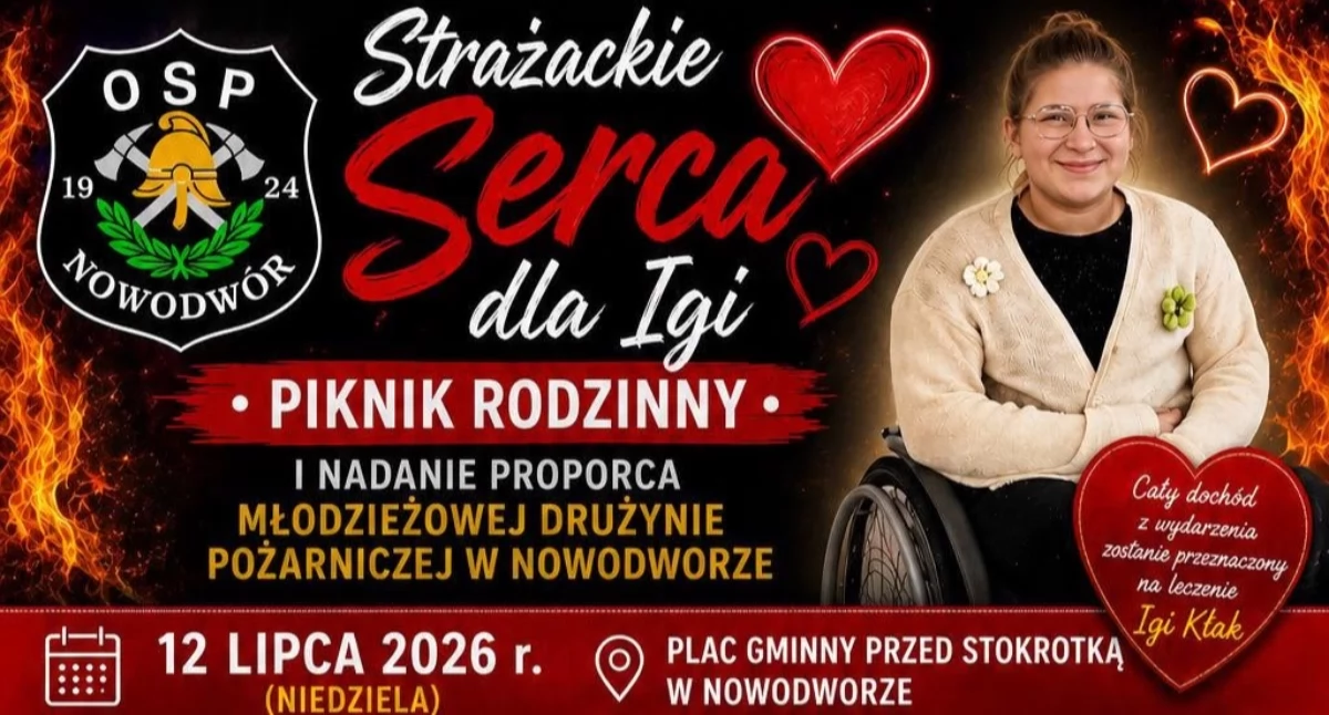 Społeczeństwo, Strażackie Serca Piknik charytatywny Nowodworze lipca - zdjęcie, fotografia