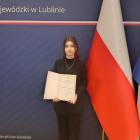 Emilia Anna Kalbarczyk - Technikum nr 2 w Dęblinie.
Fot: Facebook