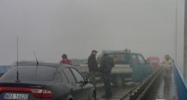 Karambol na moście w Dęblinie