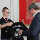 Wicemistrzowie Polski gościli u burmistrza