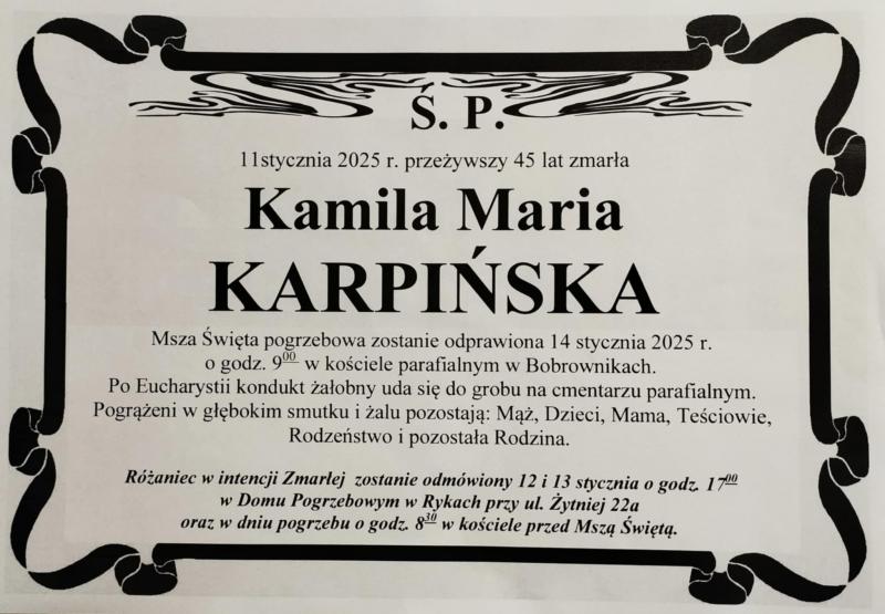 Kamila Maria Karpińska