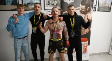 Adrian Kurek, Dominik Buczek, Marek Warowny i Rafał Buczek walczyli na ryckiej gali MCF