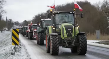Rolnicy wyjechali na ulice. Mówią: STOP Mercosur. Zobacz zdjęcia z protestu w Rykach