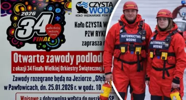 Złów rybę i ratuj życie! Zawody wędkarskie i szkolenie na lodzie podczas WOŚP