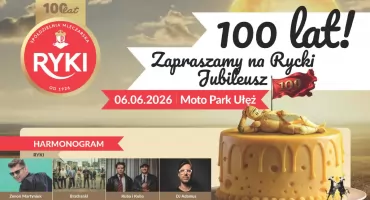 Wielki jubileusz Spółdzielni Mleczarskiej Ryki: gwiazdy sceny i pokazy lotnicze. Zobacz co będzie się działo!