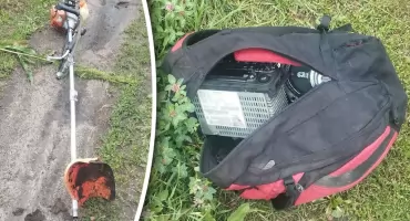 Złodziej przyłapany na gorącym uczynku. Czujni policjanci z Dęblina odzyskali skradziony sprzęt