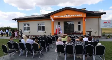 Nowa świetlica w Sokoli już otwarta! Inwestycja za blisko 1,2 mln zł