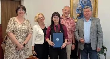 Zofia Lipska z Ryk z najlepszym wynikiem egzaminu ósmoklasisty